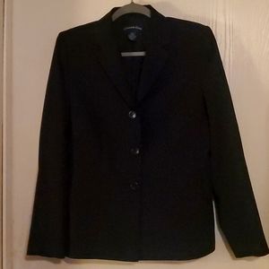 Women's Charter Club black blazer